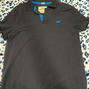 Navy blue hollister polo
